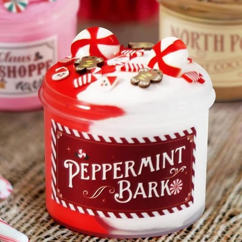 8 Pcs Paper Christmas Cake Bucket Clay Slimes Kit Soft for New Year Gifts - Picture 3 of 10