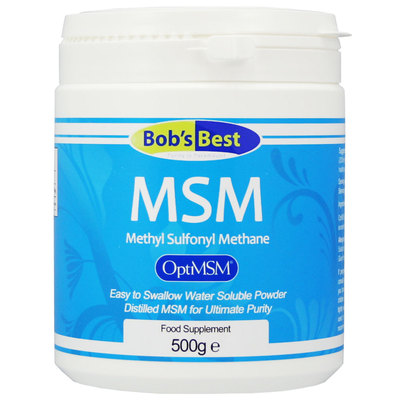 MSM Pulver - 500g OptiMSM von Bob's Best - Pure Sulphur Mineral Supplement