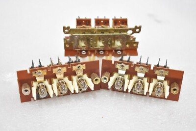 SWITCHCRAFT 67031K-506 3-BUTTON PANEL MOUNT SWITCH ( LOT OF 3 )