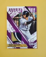 2019 Elite Extra Edition Purple /25 Trent Grisham #21 Prospect Materials Jersey 