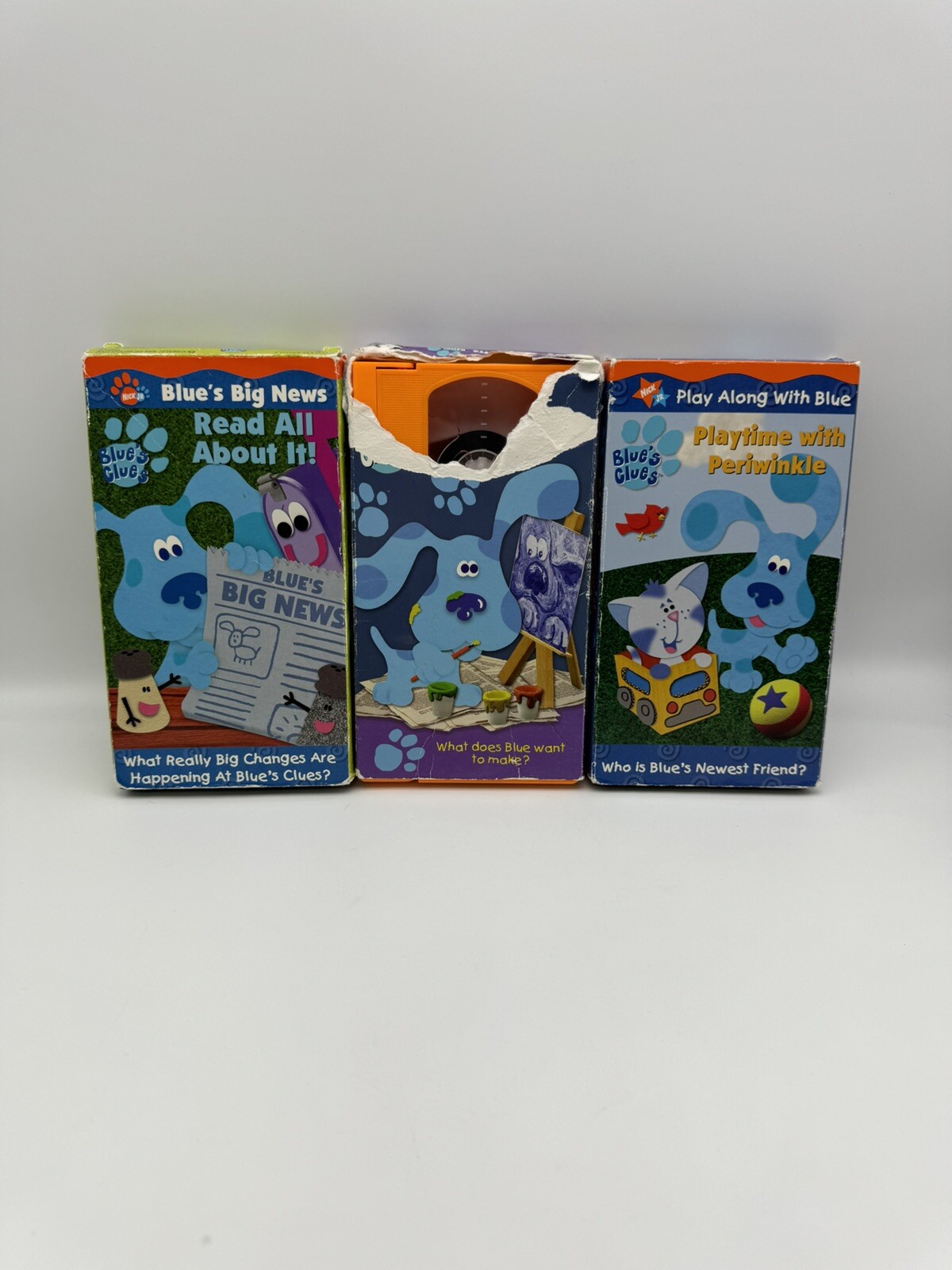 Blues Clues Nick Jr Nickelodeon VHS Tapes | Grelly USA