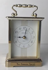 Vintage Seth Thomas Someone Special #242 Shelf Table Clock Korea Tested & Works