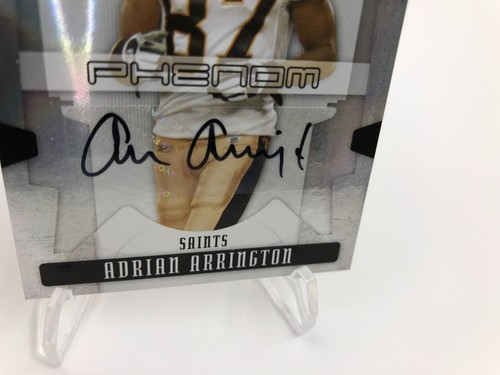 ADRIAN ARRINGTON ROOKIE AUTO RARE/99 Card 2008 Leaf LIMITED #201 MICHIGAN - Picture 5 of 8
