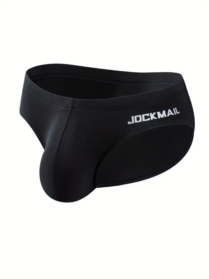 Calzoncillos elásticos cómodos transpirables cintura baja sexy de moda para hombre, ropa interior de algodón Foto 4 de 4