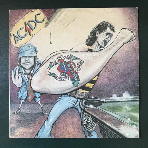 ACDC Dirty Deeds Done Dirt Cheap 1st pressing 1976 Albert production  Blue Roo
