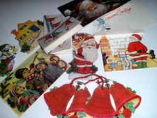 Lot Assorted Vintage Christmas To/From Gift Tags Unused
