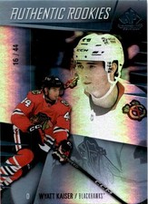 2023-24 SP Game Used Rookie Wyatt Kaiser RC /44 Chicago Blackhawks #207