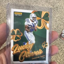 Panini 2025 Instant Football Jonathan Taylor Lucky Clover #6 Colts Insert Card