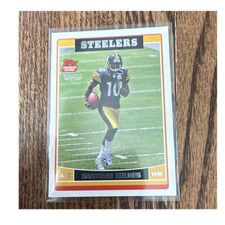 Topps 2006 Santonio Holmes Rookie Pittsburgh Steelers #352 NFL Football Card. rookie card picture