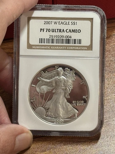 2007 W American Silver Eagle NGC PF70 PR70 Ultra Cameo (Slab1117)