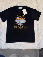 Casablanca T-Shirt Schwarz Größe S Mit Ettiket