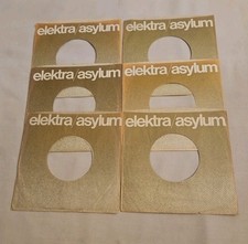 45 RPM 7" RECORD SLEEVES CO. SLEEVE 6 PACK SEE PHOTOS Elektra/Asylum SLV325