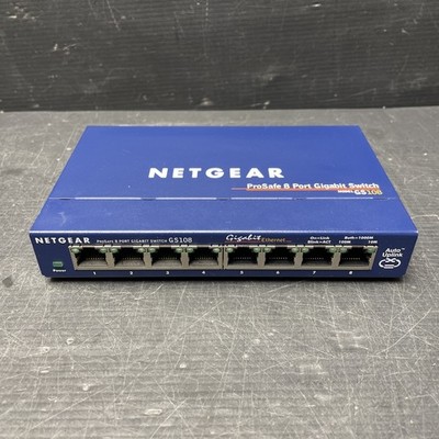 Netgear ProSafe GS108 v3 8-Port Gigabit Ethernet Switch, Ohne Netzteil (K33-27#d