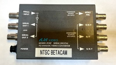 Aja Video D10C Serial Digital to Analog Video Converter