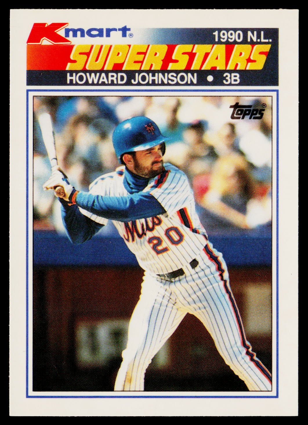 1990 Topps Kmart Super Stars #3 Howard Johnson