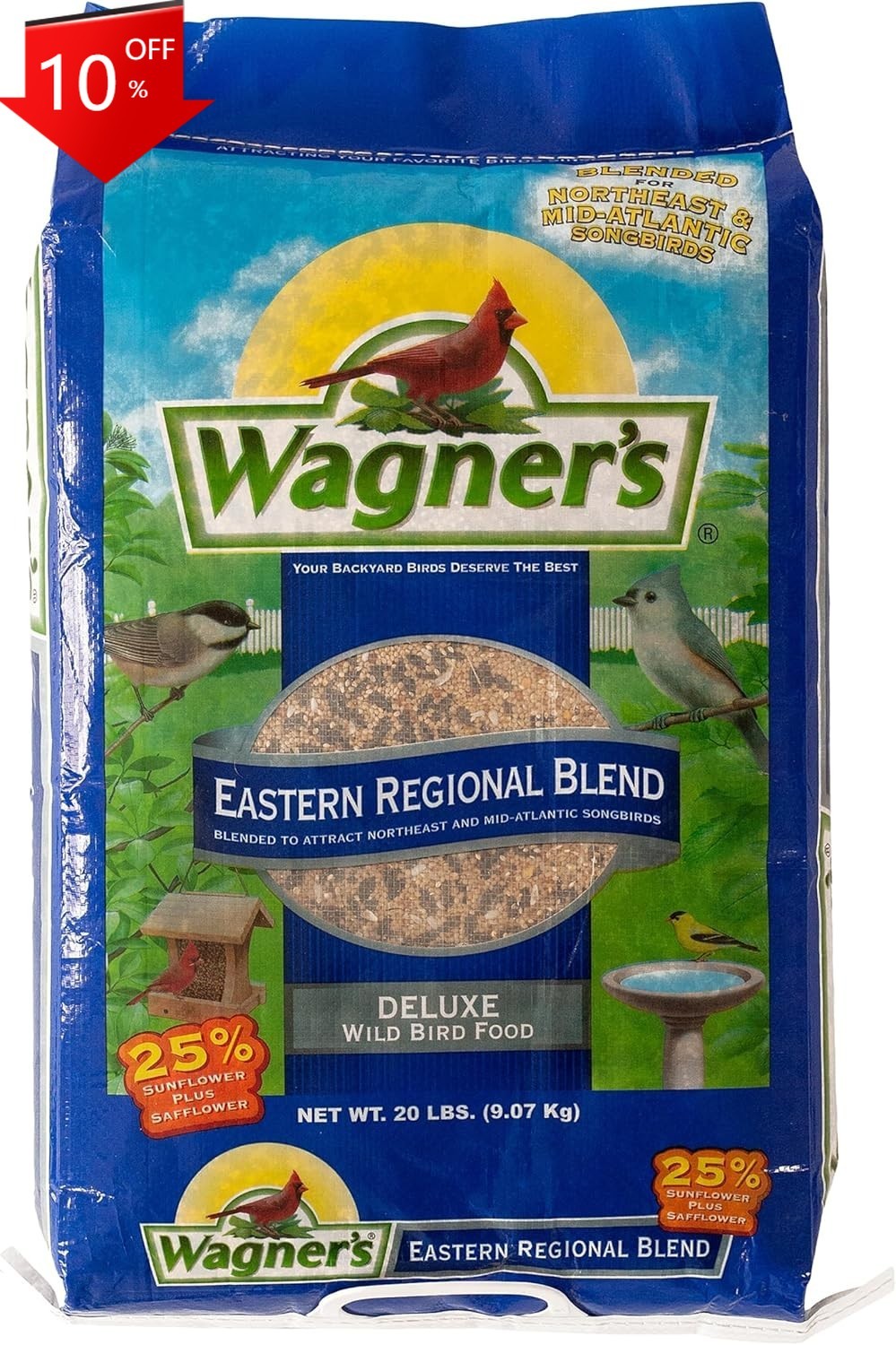  62004 Eastern Regional Wild Bird Food, 20-Pound Bag,NEW