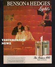 1984 Print ad for Benson & Hedges 100s - "Regular and Menthol"