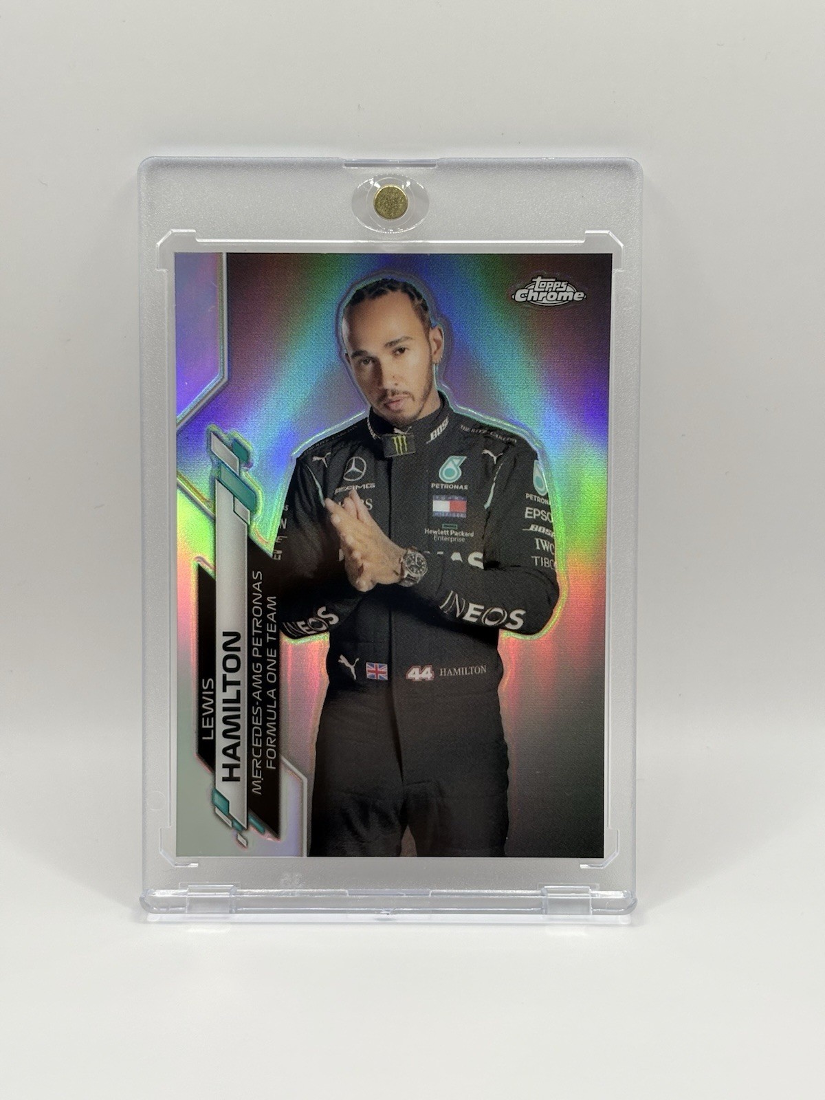 2020 Topps Chrome F1 Lewis Hamilton Portrait Refractor #1