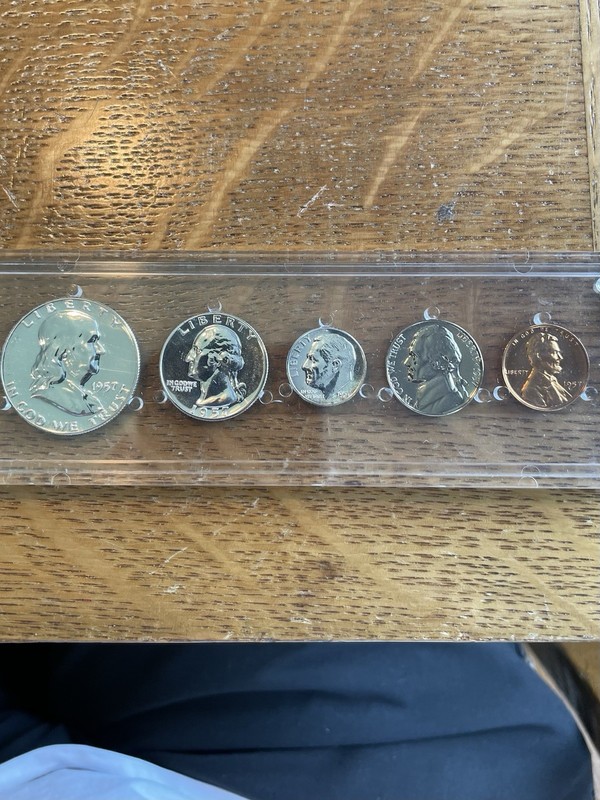 Gem 1957 US PROOF SET