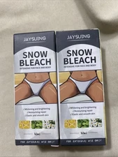 2 pack Jaysuing Snow Bleach Cream for Private Part Intimate Areas-Underarm *