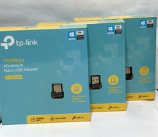  LOT OF 3 TP-LINK TLWN725N 150Mbps Wireless N Nano USB Adapter- FREE SHIPPING