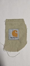1 Carhartt Tag Patch stitch on LOGO PATCH From Original Carhartt Shirt Used.