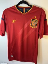 Spain Football Team Jersey Small Real Federacion Campeones De Europa 1964 2008
