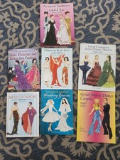 Paper Doll Books UNCUT Tom Tierney Vintage Lot Of 7