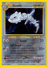 Steelix - 15/111 - Pokemon Neo Genesis Unlimited Holo Rare Card WOTC LP on eBay