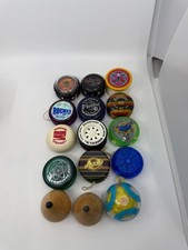 Lot Of 13 Vintage Yo-yos, Duncan, Wooden, Yomega, CLASSIC WOOD TOPS