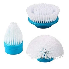 Replacement Brush Heads For Hurricane Spin Scrubber With Multifunction Set Of 3
