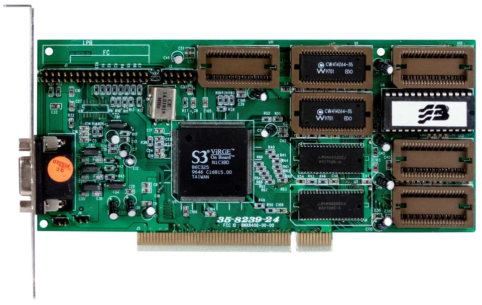 Scheda Grafica S3 Virge 2MB 35-8239-24 PCI D-Sub Edo - Immagine 2 di 2