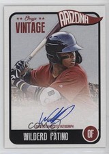 2020 Onyx Vintage Auto Blue Ink /200 Wilderd Patino #VAWP Auto 6ks