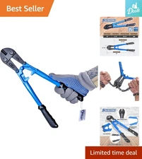 14-Inch Heavy-Duty Bolt Cutter with Drop Forged Steel - Perfect for Tough Cuts