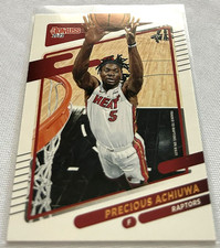 2021-22 Donruss Basketball Precious Achiuwa Toronto Raptors base card #24