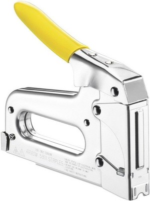 Arrow T59 Heavy Duty Staple Gun with Rear-Load Magazine for Voice and Data