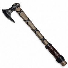 24" Wrapped Viking Latex Foam Axe Lightweight Costume Roleplay Prop Replica