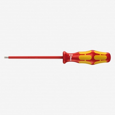 Wera 006105 Kraftform Plus VDE Slotted Screwdriver, 3.0 x 100mm