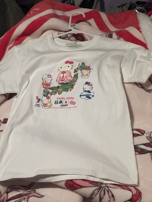 SANRIO HELLO KITTY VINTAGE WHITE TEE TOKOYO JAPAN 2004 NEW PAT.3038514&P