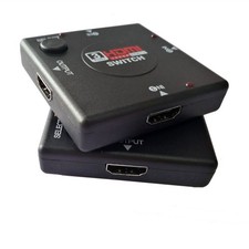 Square Box 3-Port HDMI Switcher 3 in 1 out 1080p 3D For PS3, PC, DV, DLP Video A