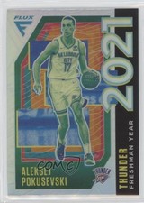 2020-21 Panini Flux Freshman Year Silver Prizm Aleksej Pokusevski #18 0l98