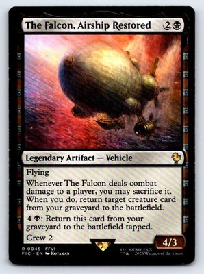 The Falcon, Airship Restored 45 Commander: FINAL FANTASY Magic: The Gathering LP