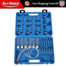 6 Cylinder Diesel Injector Flow Meter Tester Common Rail Adaptor Test Tools Set