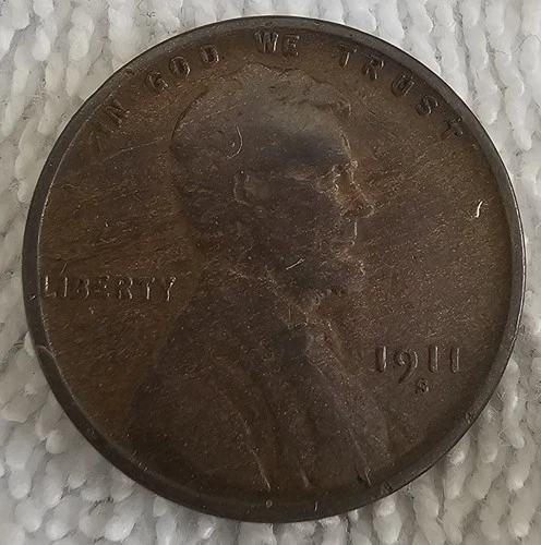 🔥BETTER DATE 👀🔥1911 S Lincoln Wheat Cent Penny Nice VG Very Good 1c Coin