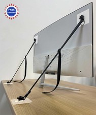 TV Safety Straps 2 Pack Adjustable Anti Tip Furniture Anchors OeckuXIY No-Drill