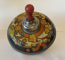 Vintage Spinning Top Metal Toy