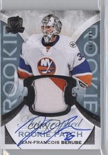 2015 Upper Deck The Cup Rookie 144/249 Jean-Francois Berube #133 Patch Auto 0a1