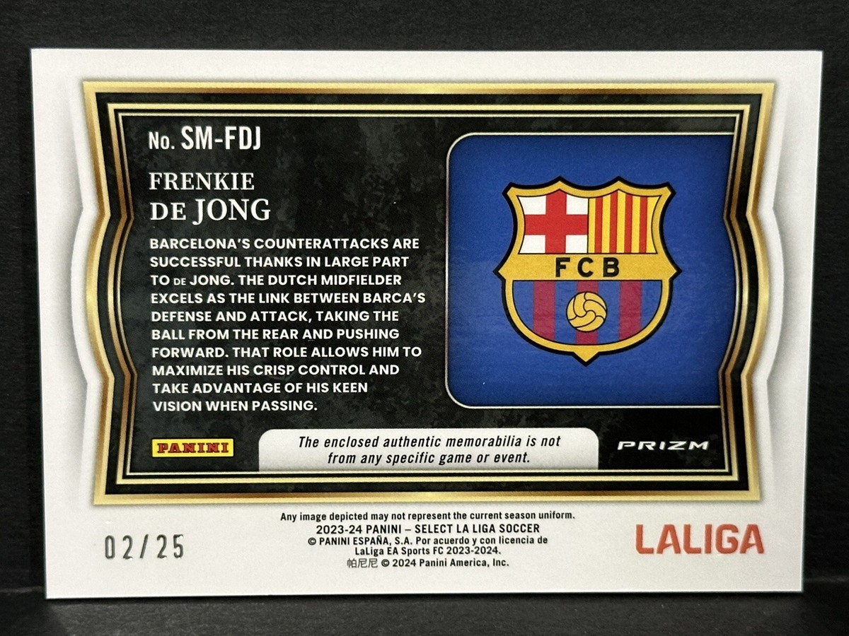 2023-24 Panini Select La Liga Barcelona Frenkie De Jong