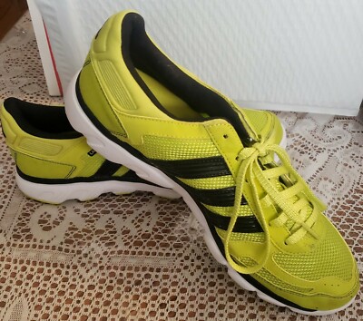 New Adidas Running/Course LA Runner Size 10 1/2 Men's Athletic Shoes Lime  Green