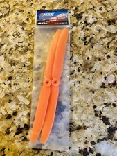 E-MAX PROFESSIONAL 8 x 4 PROPELLER. 2 PACK. RC Electric (Orange)